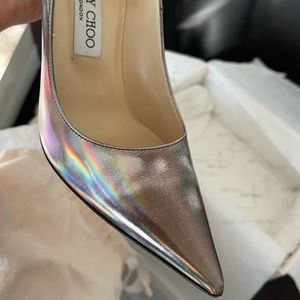 Jimmy Choo Metallic Heels